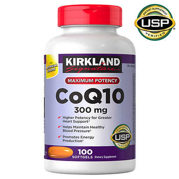 Kirkland Signature CoQ10(輔酶) 300 mg 100 softgels(100粒軟膠)