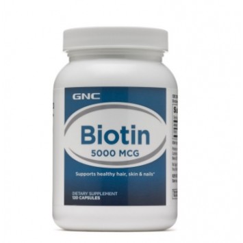 GNC BIOTIN 5000 MCG 生物素 120顆