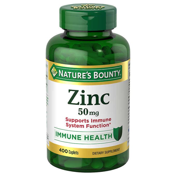 自然之寶Nature's Bounty鋅 Zinc 50 mg, 400 粒