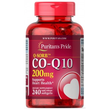 Puritan's Pride COQ 10 200mg  輔酵素200mg 240錠
