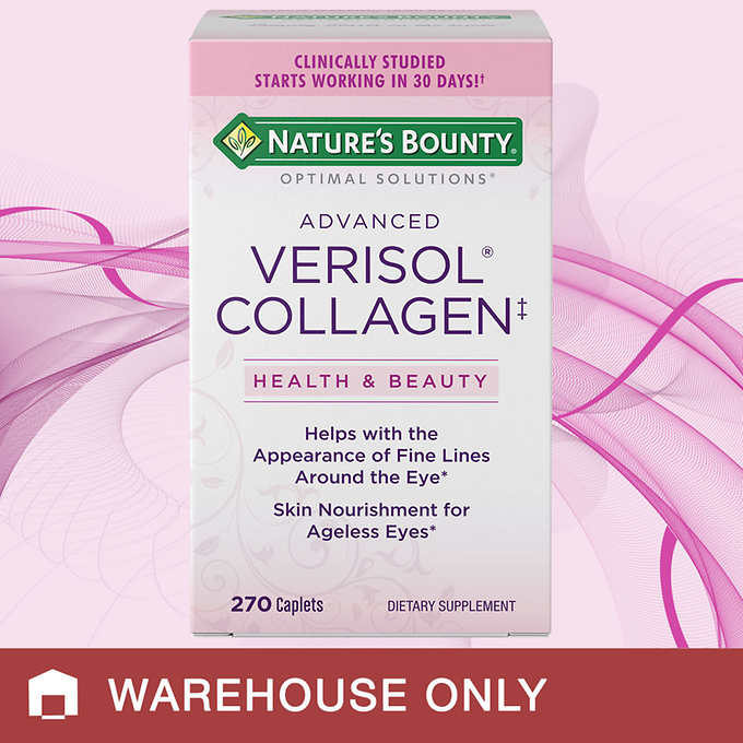 Nature's Bounty Advanced Verisol Collagen 膠原蛋白 270顆